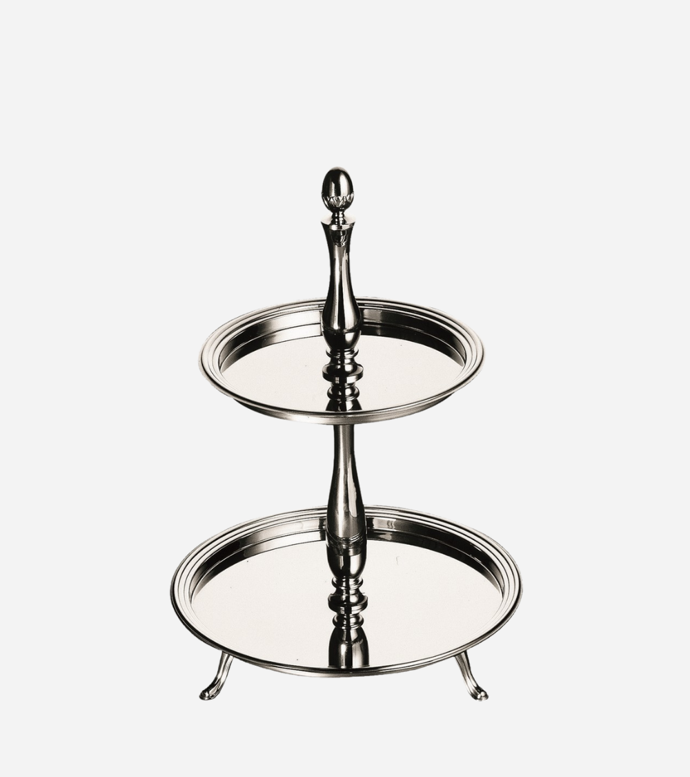 PRÉSENTOIR DE BUFFET ROND 2 NIVEAUX EN INOX – MEPRA - BEH TUNISIE