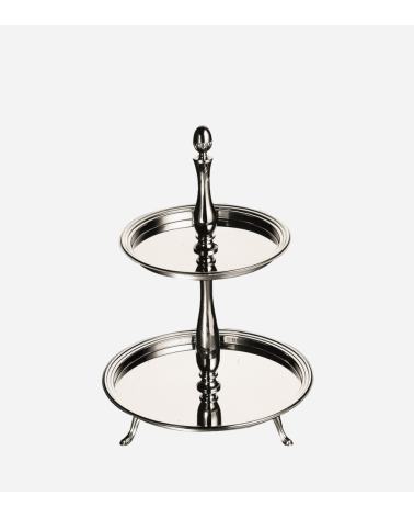 PRÉSENTOIR DE BUFFET ROND 2 NIVEAUX EN INOX – MEPRA - BEH TUNISIE