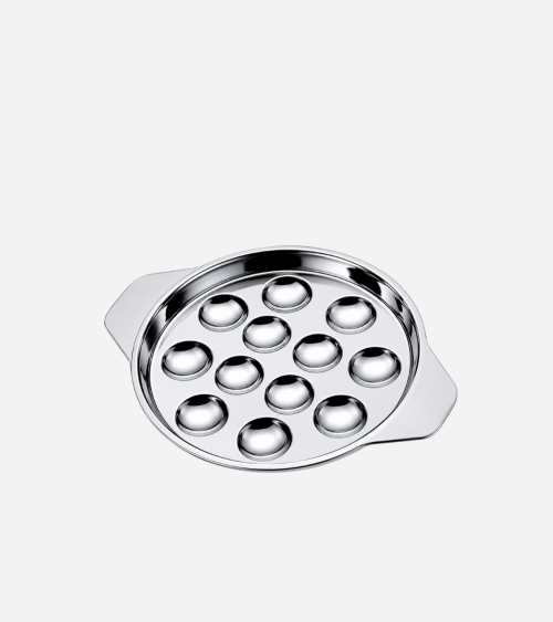 PLAT A ESCARGOT INOX 12 PCS Ø 18 CM - MEPRA