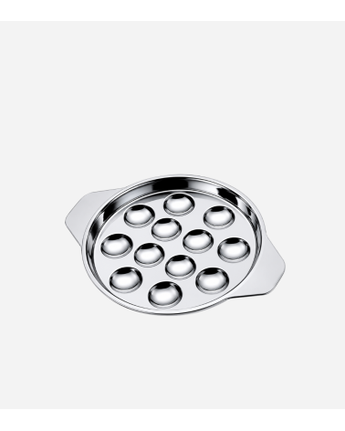 PLAT A ESCARGOT INOX 12 PCS Ø 18 CM - MEPRA