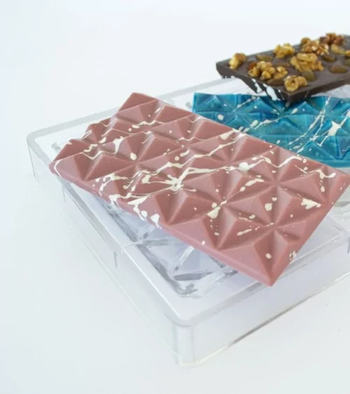 TABLETTE CHOCOLAT "PYRAMIDE" 3 PCS DIM 138*72*H11MM 80G