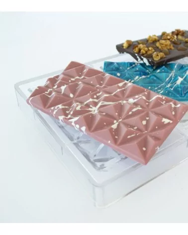 TABLETTE CHOCOLAT "PYRAMIDE" 3 PCS DIM 138*72*H11MM 80G